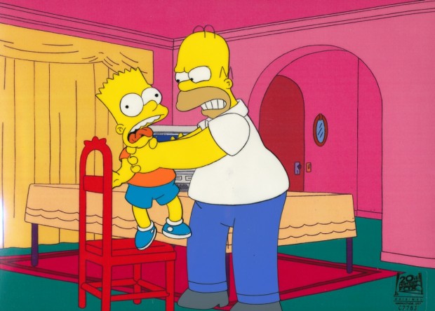 homer simpson abuse preen