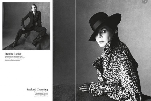 frankie rayder stockard channing vogue italia preen