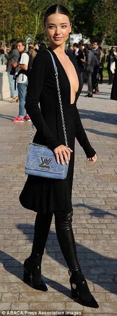 Miranda Kerr with Louis Vuitton Vivenne Bag - cars & life blog