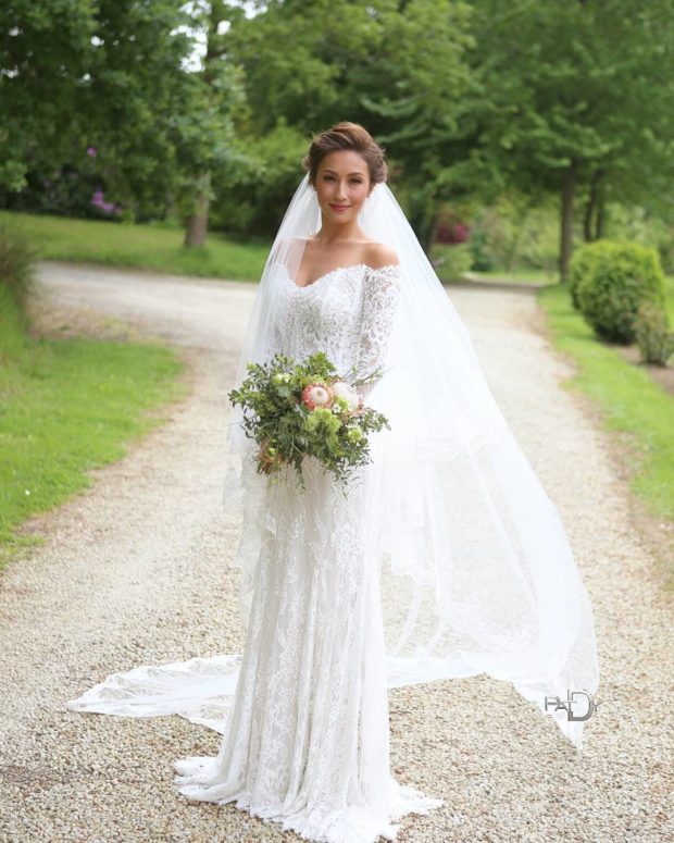 isabelle daza wedding gown