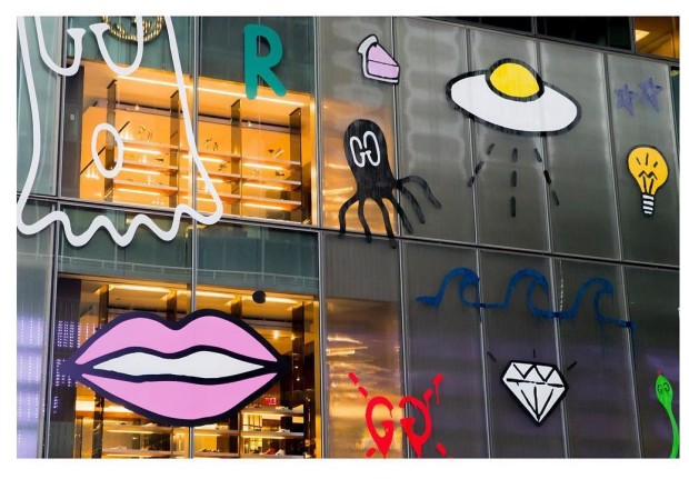 GucciGhost Has Tagged Gucci's Manhattan Flagship Store