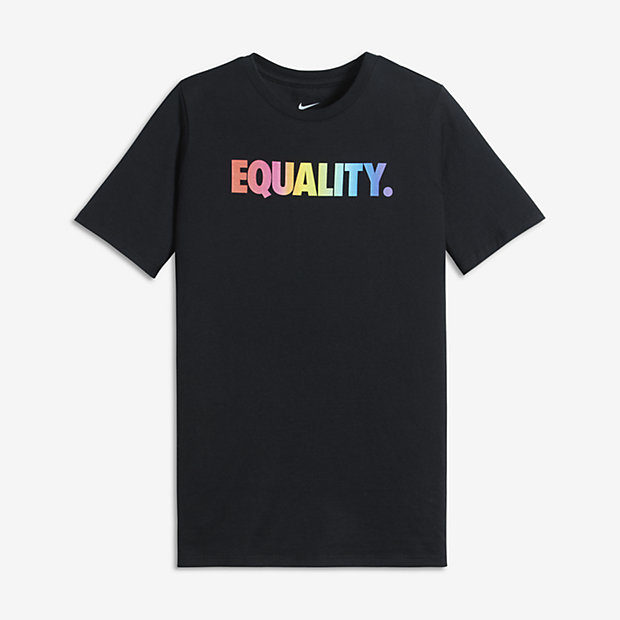 Nike equality 2024 shirt rainbow