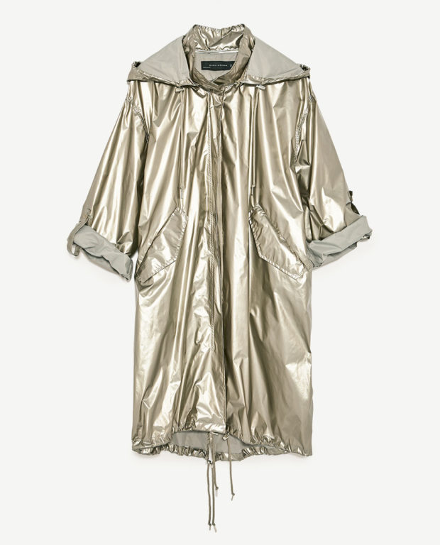 zara raincoat