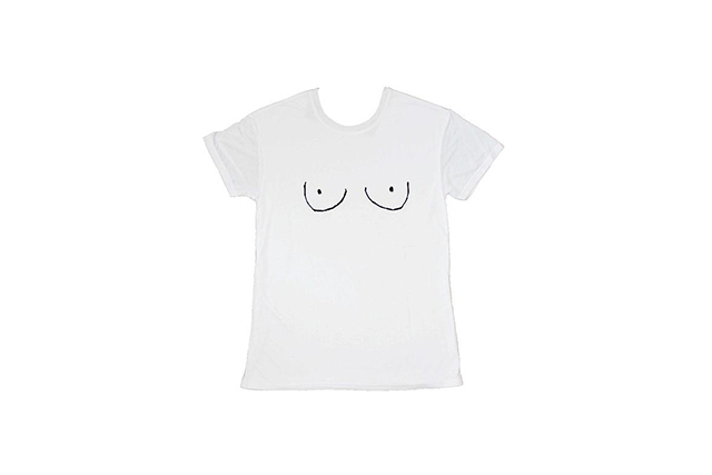 Boob T-shirt – Never Fully Dressed