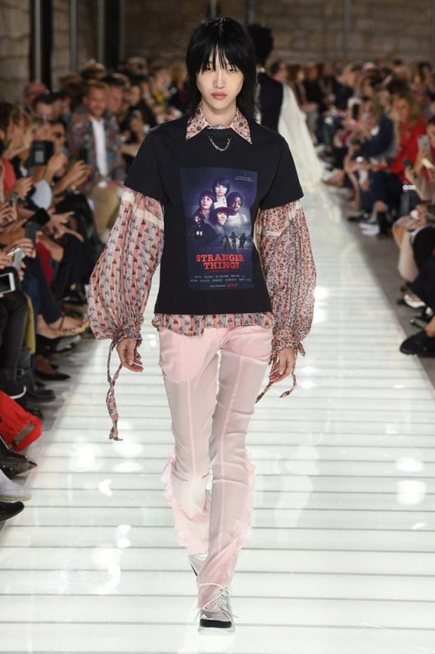 Spotted on the LV Runway: A 'Stranger Things' T-Shirt 