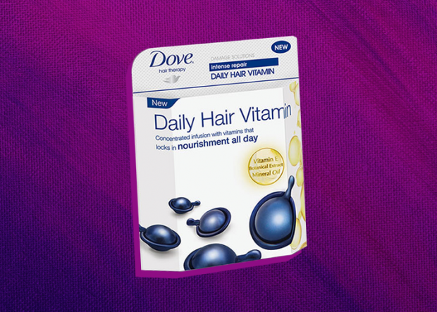 dove daily hair vitamin preen