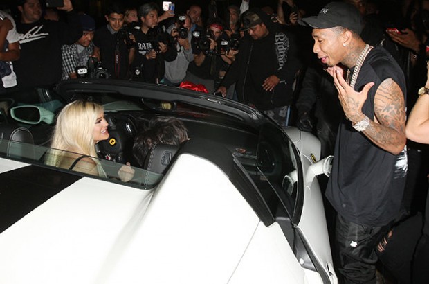 kylie jenner tyga ferrari bootsy bellows preen