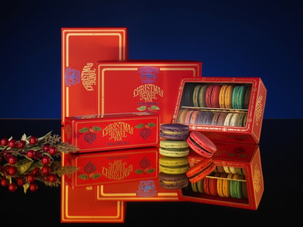 TWG Tea Christmas Jewel Tea Macarons Gift Boxes in 24,12 and 6 count Preen