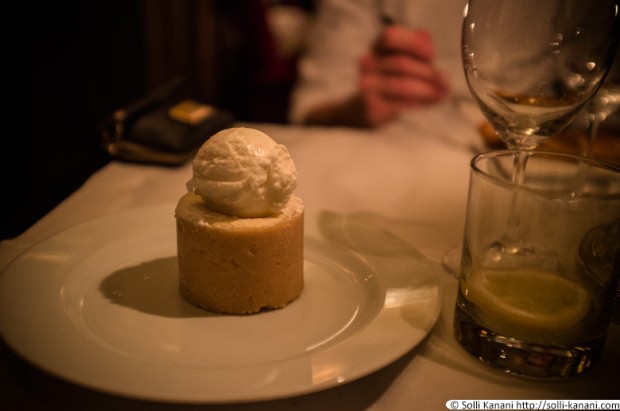 The cheesecake at Hotel Costes