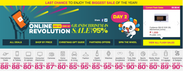 lazada grandest christmas sale preen