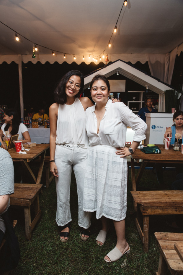 carla villanueva and bea ledesma wearing white