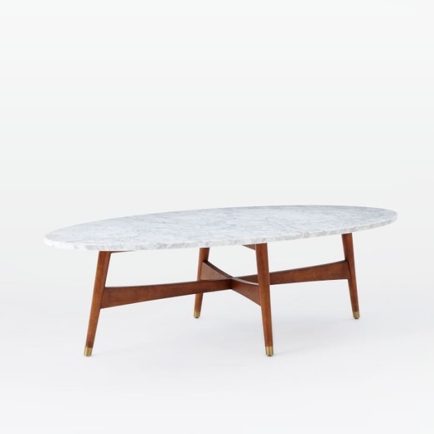 Camille Co - west elm marble table
