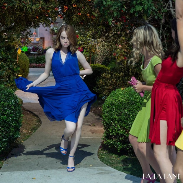 Emma Stone_La La Land_blue dress