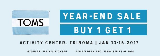 toms yearend sale