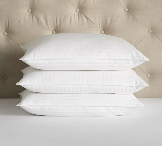 pottery barn classic down pillow