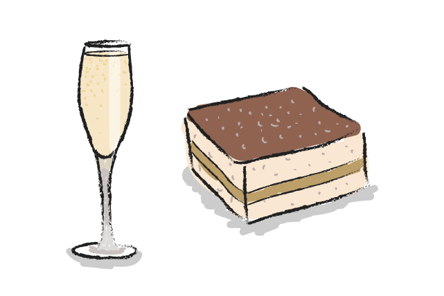 Champagne and Tiramisu