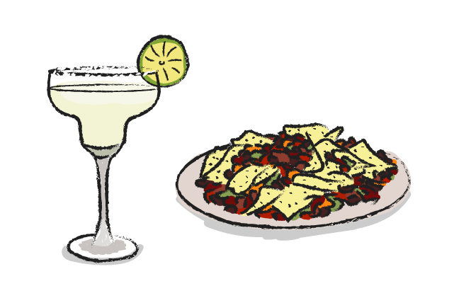 Margarita and Nachos