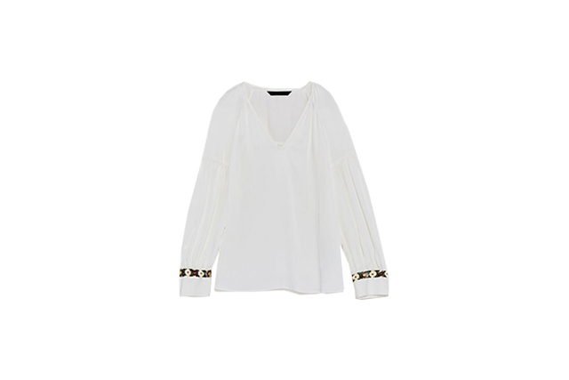 zara blouse