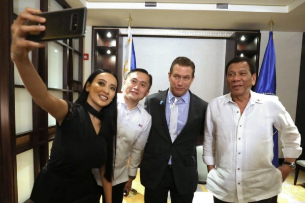 Mocha Uson_Bong Go_Stephen Baldwin_Pres. Duterte