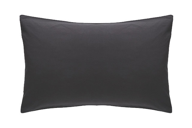 gray pillowcase