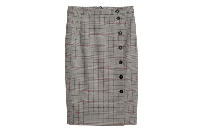 plaid skirt