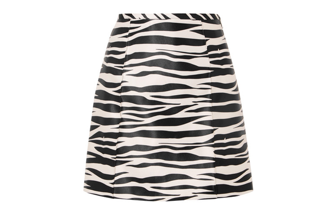 zebra skirt