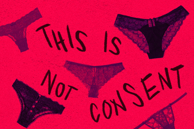 Women post photos of their underwear online to show that