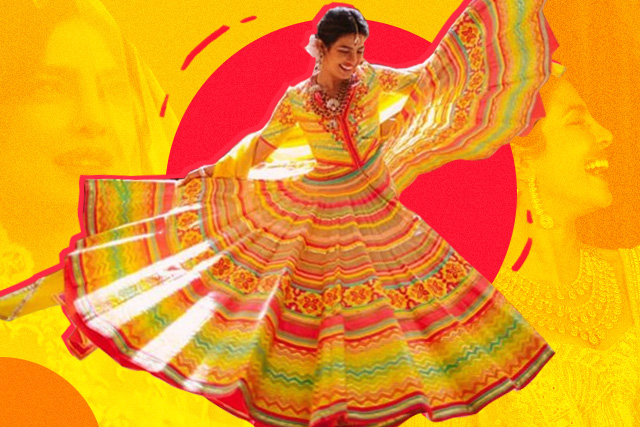 Priyanka 2025 mehndi dress