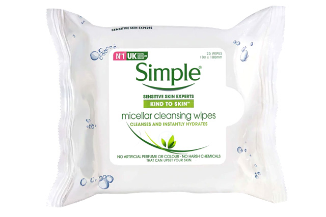 simple micellar wipes
