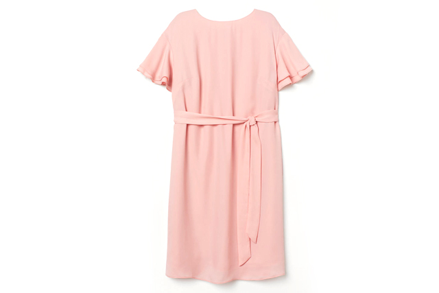 H&M pink maternity dress