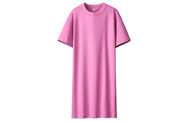 uniqlo pink dress