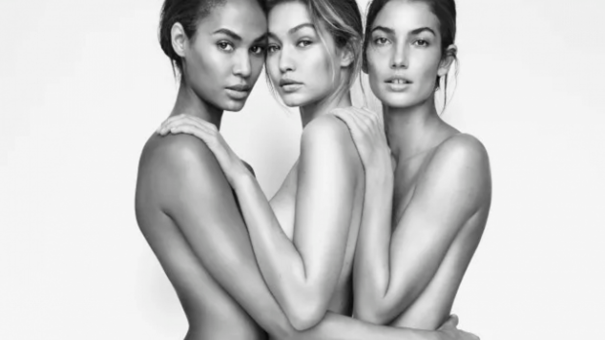 Why Gigi Hadid, Joan Smalls, and Lily Aldridge Are Naked in this Fashion Ad  - Preen.ph