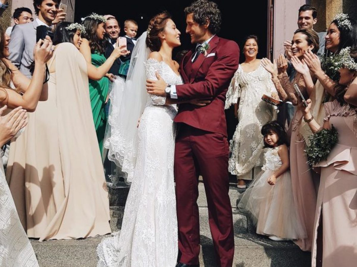 Solenn heussaff hot sale wedding dress