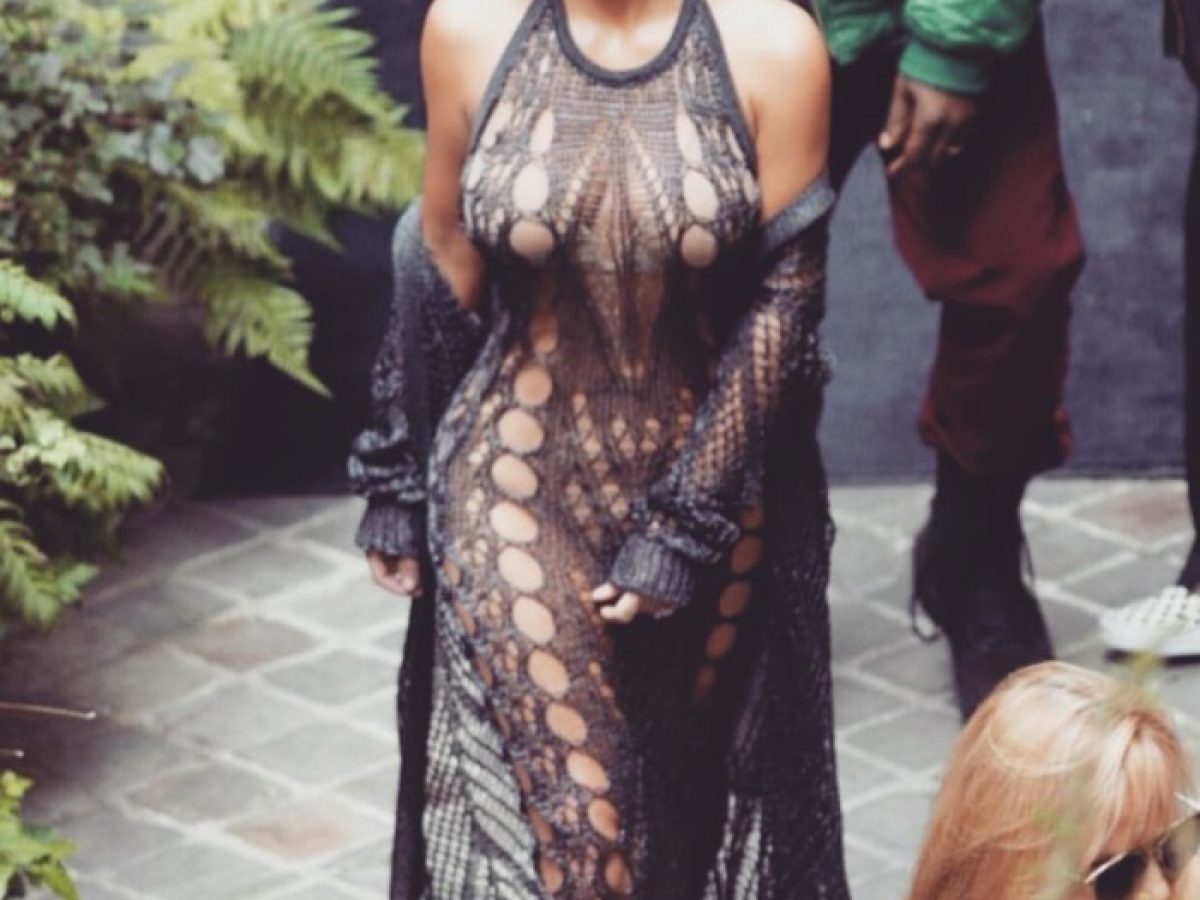 Kim Kardashian's Most Recent Fashion Challenge: Underwear or No Underwear?  