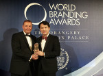 steven tan and richard rowles at the world branding awards in london