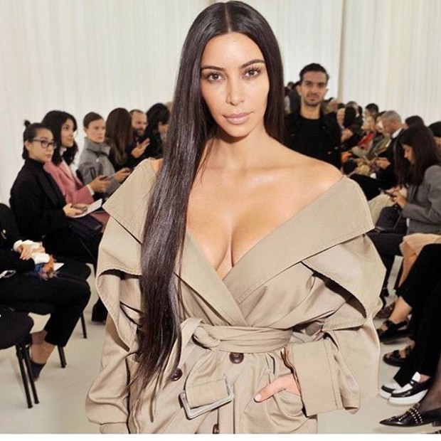 Kim Kardashian hits the Balenciaga runway at Paris Fashion Week