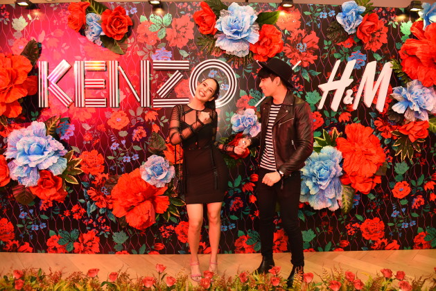 maxene magalona and robbie mananquil at #kenzoxhm shopping party