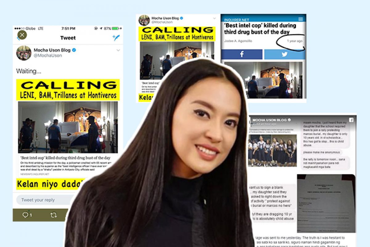 A List Of Mocha Uson S Fake News Posts