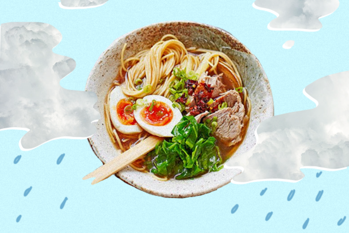 On rainy days, fill your belly with hot ramen