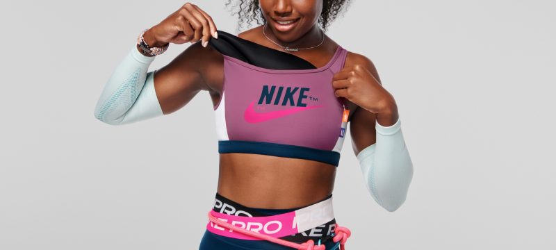 nike swoosh bra