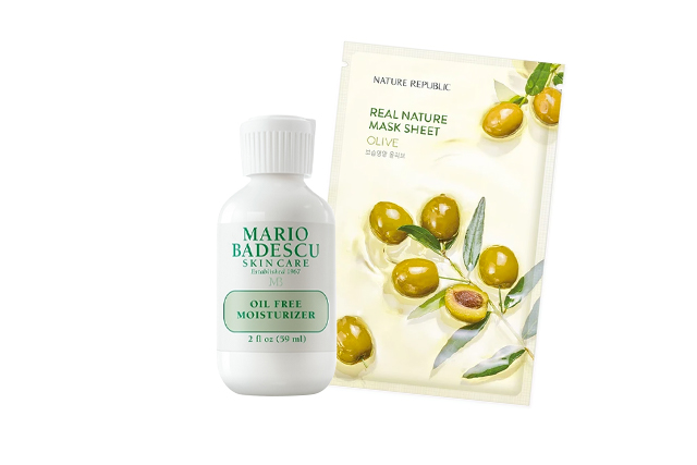 preen-skincare-flight-plane-mario-badescu-moisturizer-nature-republic-olive-sheet-mask