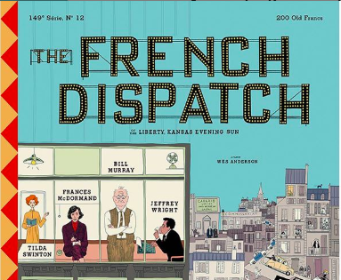 the french dispatch wes anderson movie poster