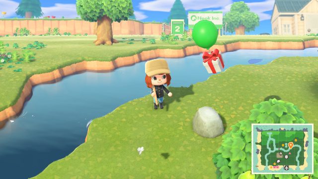 animal crossing floating present