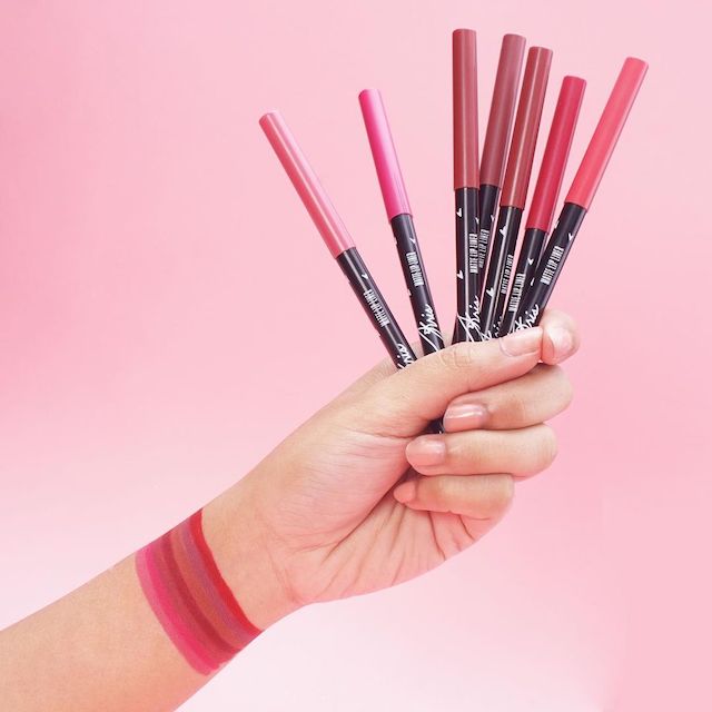 Kris matte lip liner swatches