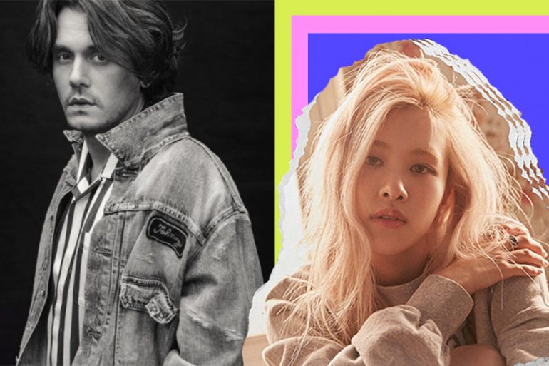 preen blackpink rosé john mayer