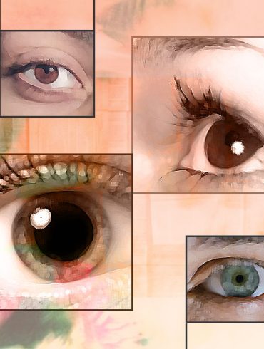 A collage of eyes