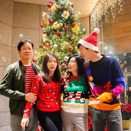 preenph Richard Juan with his family