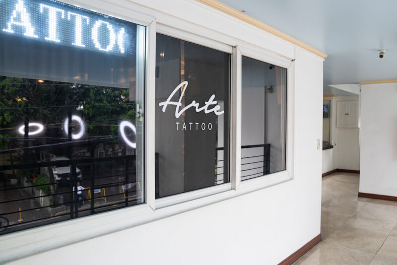 preenph arte tattoo studio facade 